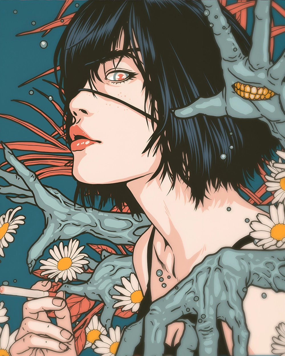 ảnh anime ngầu lạnh lùng ác quỷ đẹp