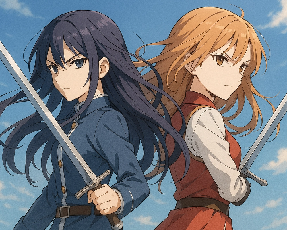 ảnh đôi bạn thân anime chất lừ 