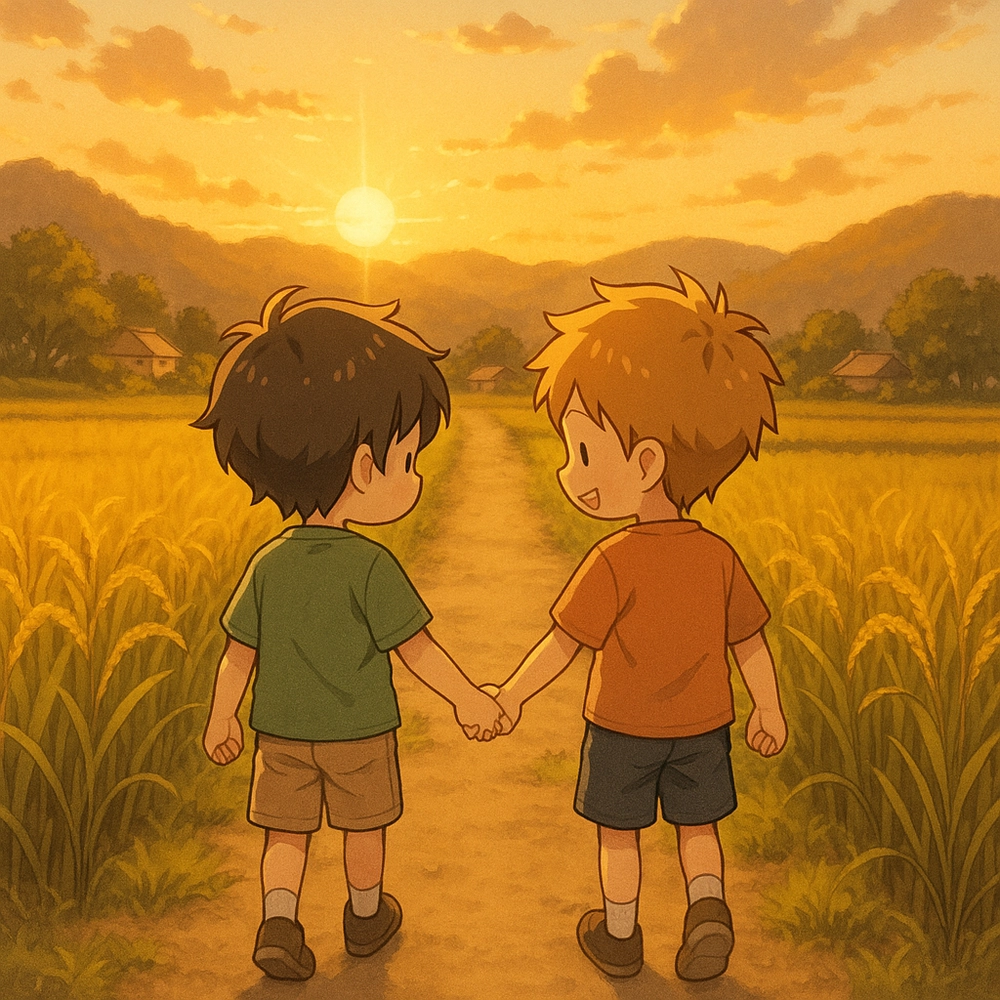 hình ảnh 2 người bạn thân anime nam đẹp nhất 