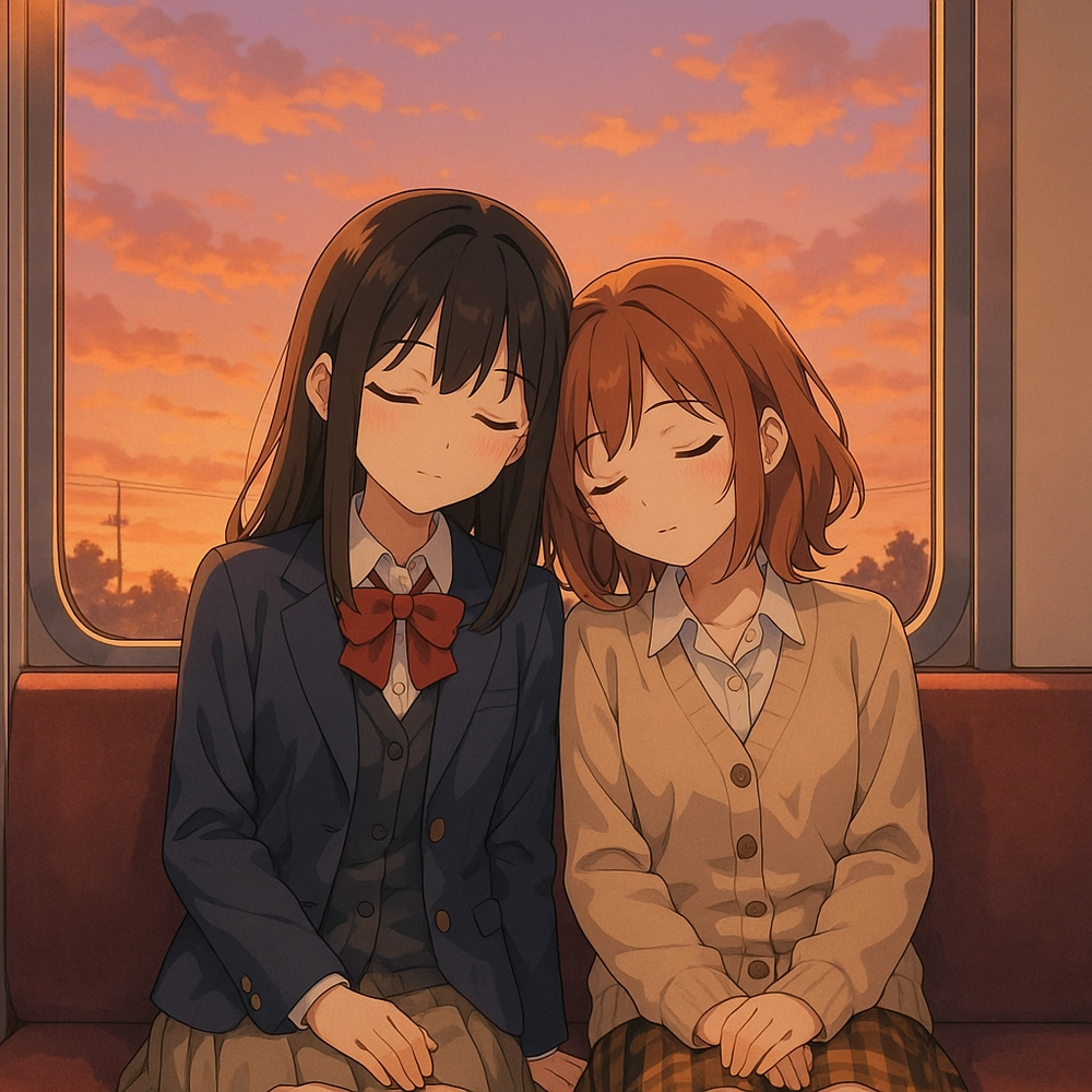 ảnh đôi bạn thân anime đẹp dễ thương 
