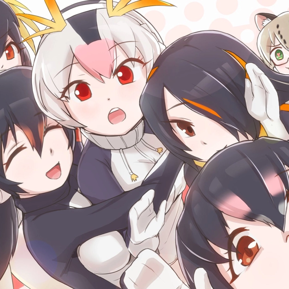 hình ảnh 4 người bạn thân nữ anime nổi bật 