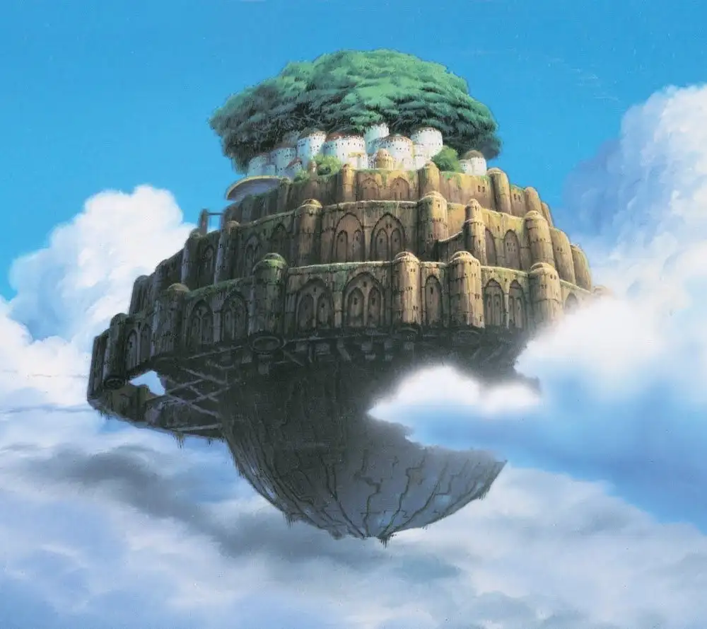 ảnh anime bầu trời mơ mộng nhẹ nhàng 