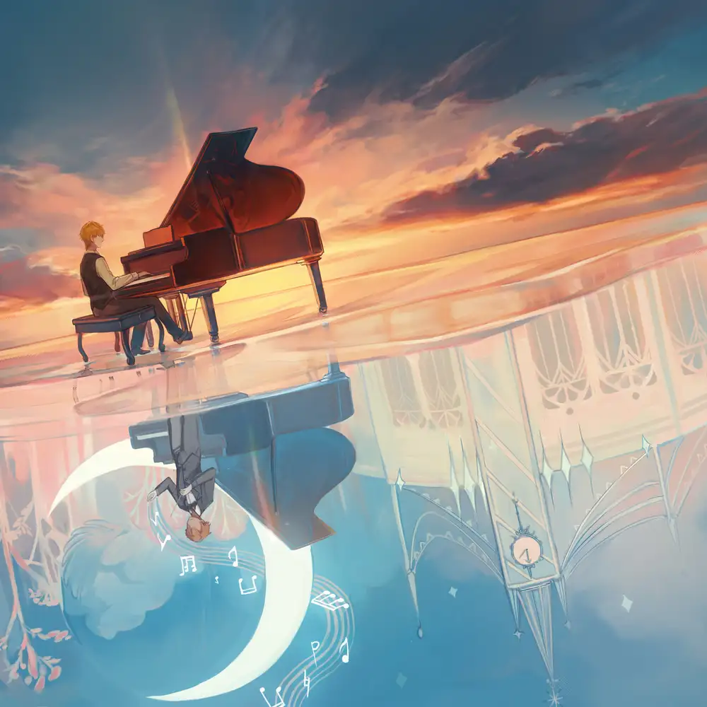 bầu trời anime mây bay nhẹ nhàng 