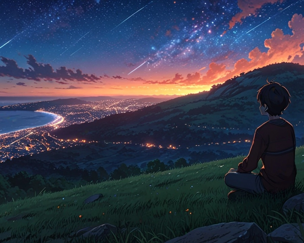 bình yên anime phong cách nhẹ nhàng