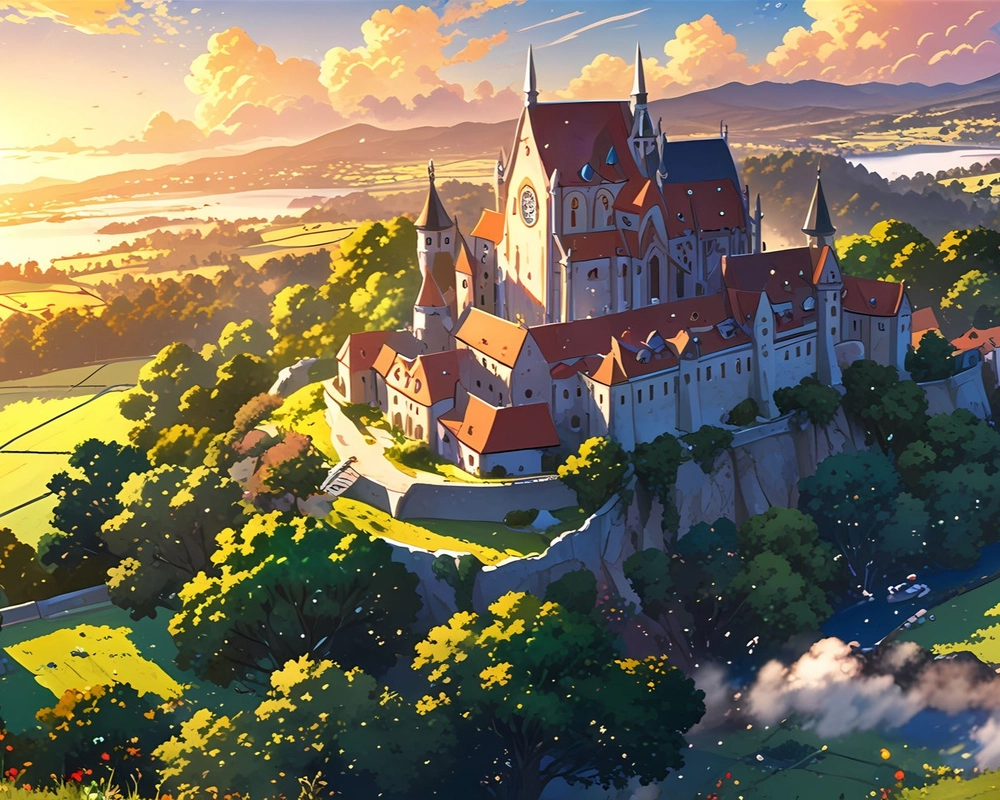 hình ảnh yên bình anime đẹp tự nhiên