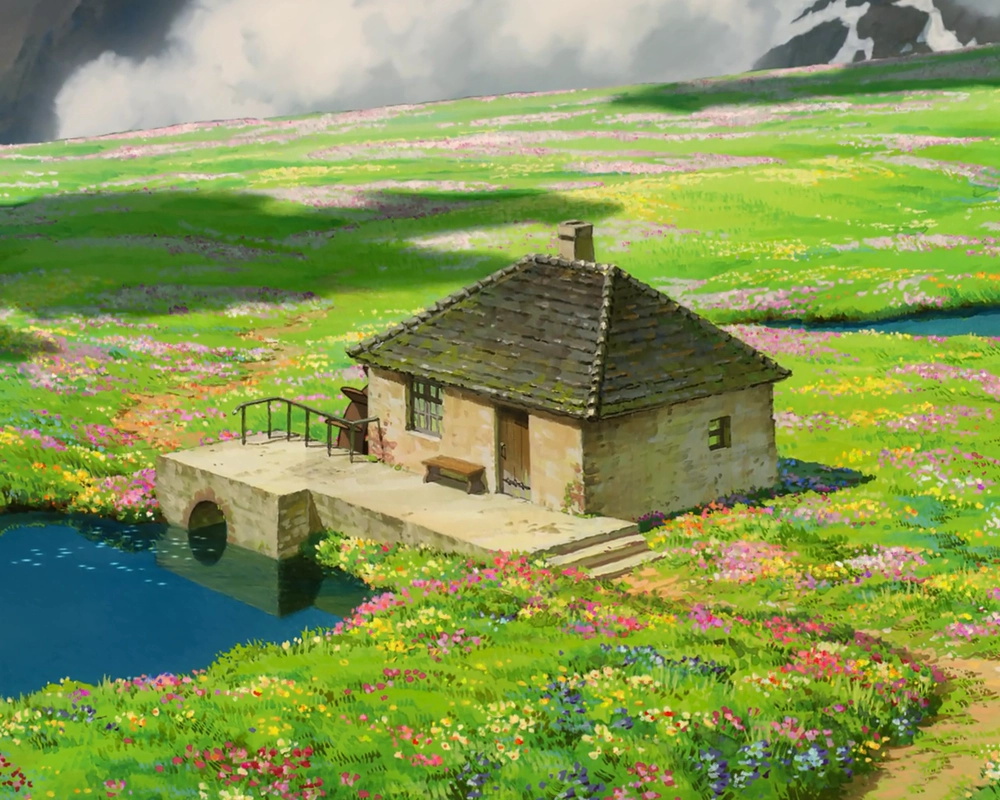 ảnh anime yên bình buổi sáng trong trẻo