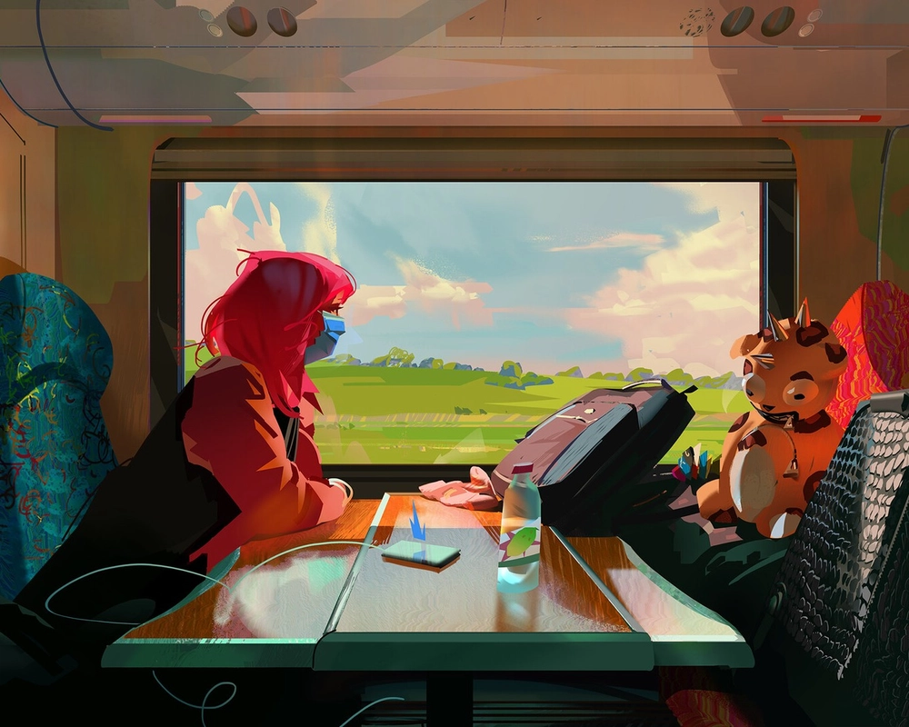 ảnh anime yên bình nhẹ nhàng, thư giãn