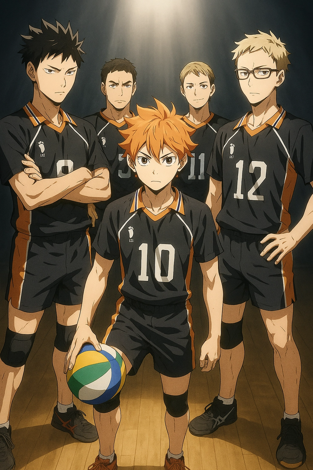 ảnh anime bóng chuyền cổ động