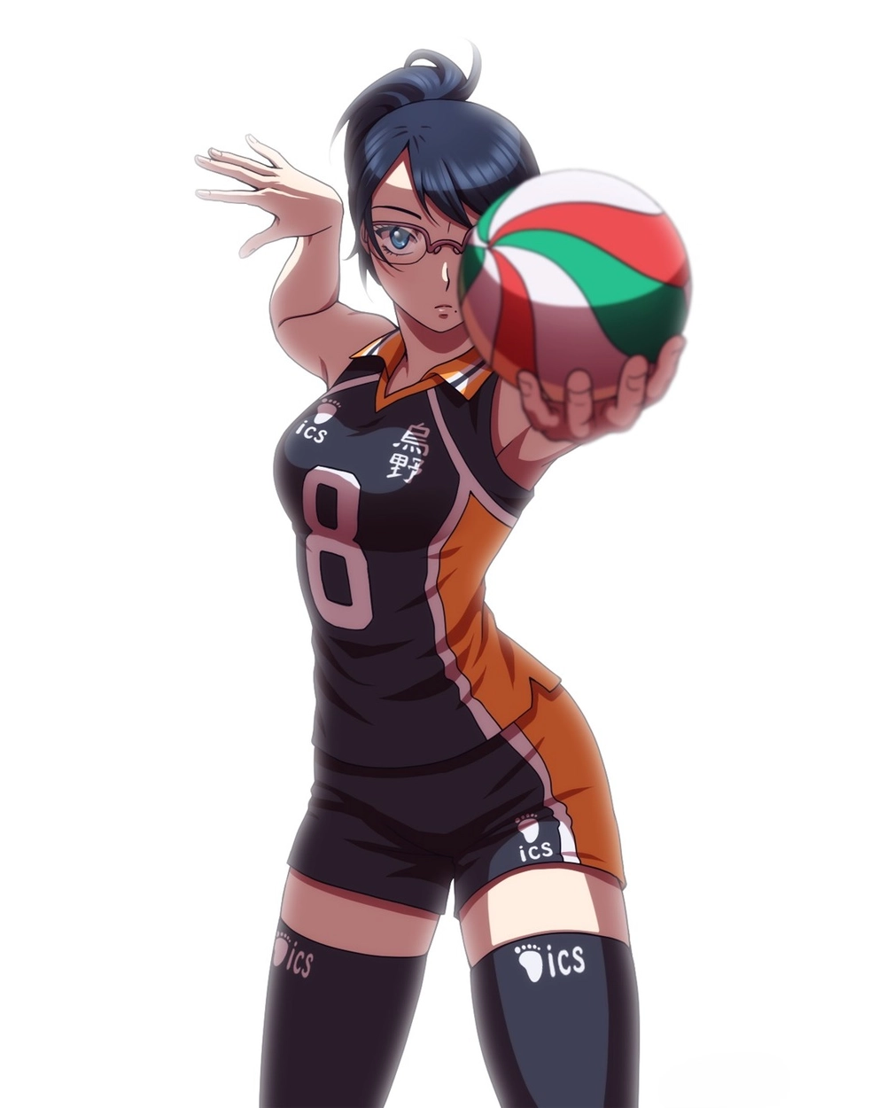 ảnh anime bóng chuyền phong cách mạnh mẽ
