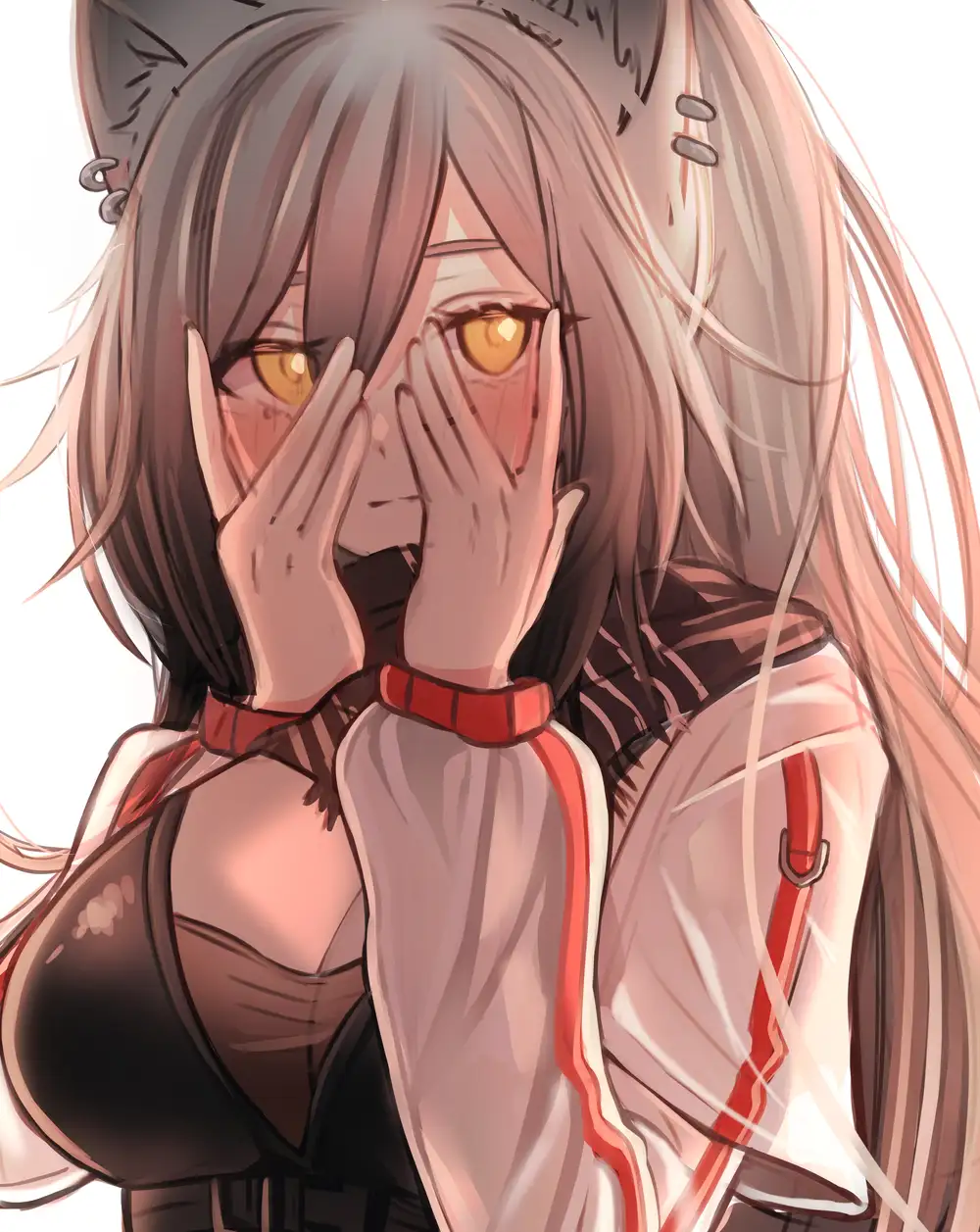 hình ảnh anime nữ đẹp nhất che mặt