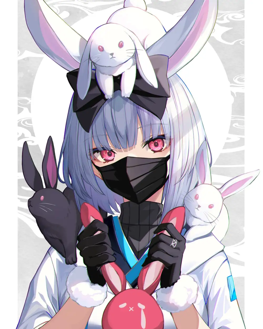 ảnh anime che mặt cute đáng yêu 