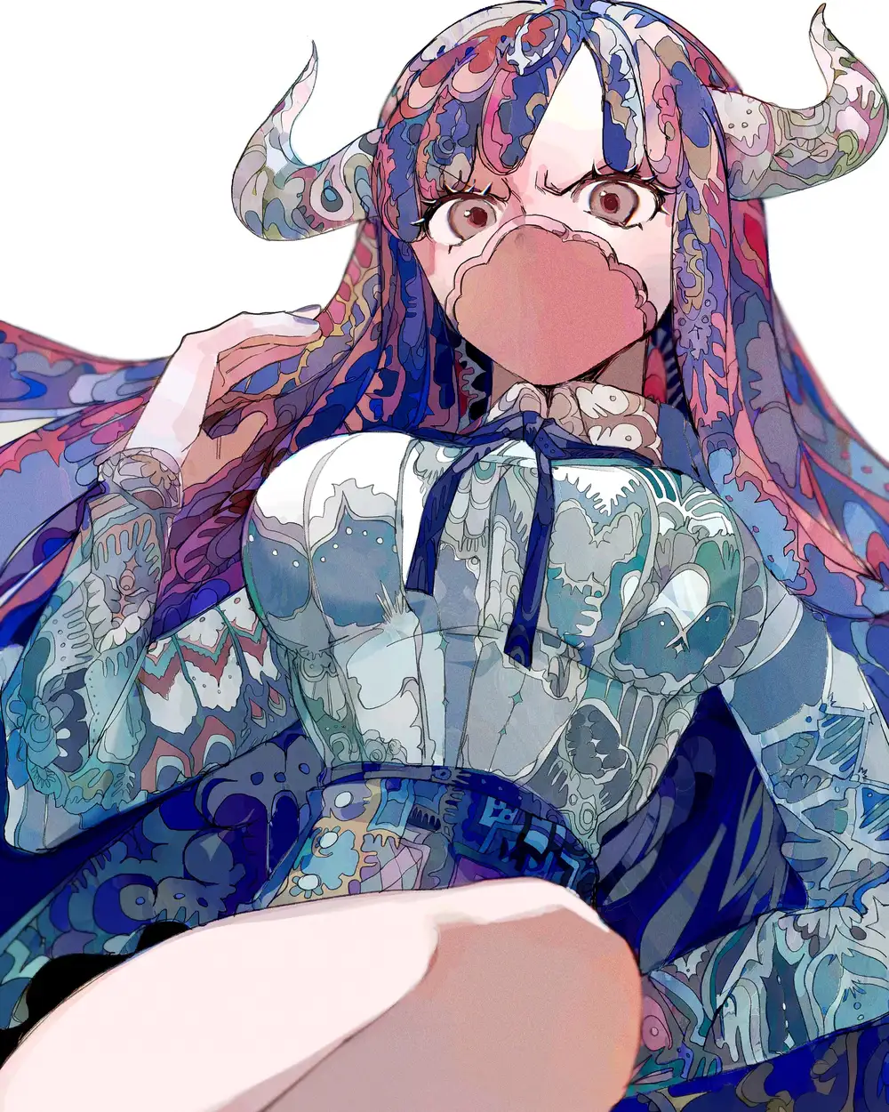 ảnh gái xinh che mặt anime lôi cuốn 