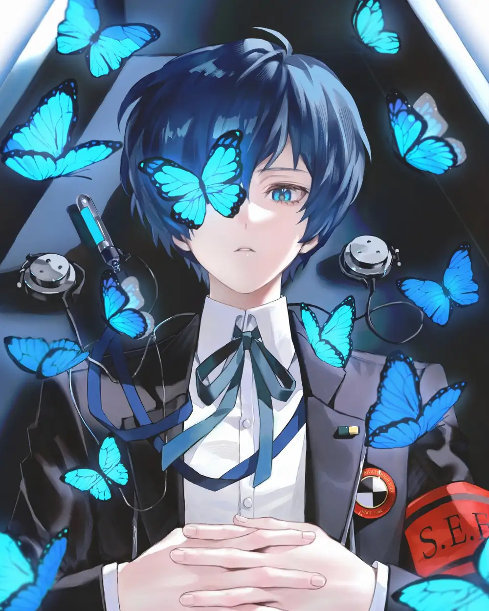 ảnh anime nam ngầu lạnh lùng che mặt bí ẩn 