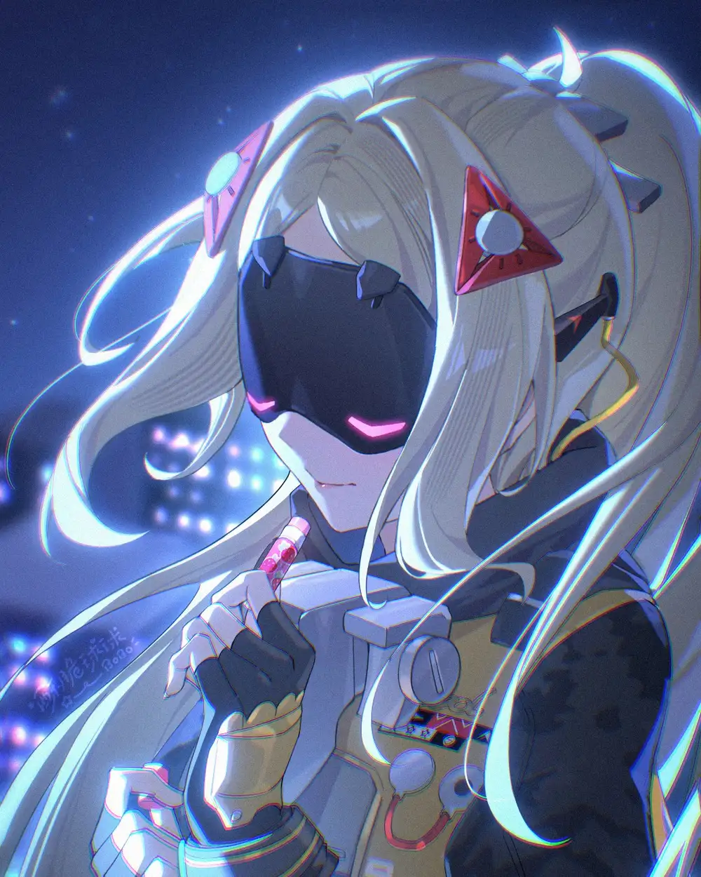 ảnh cô gái che mặt anime thần bí 