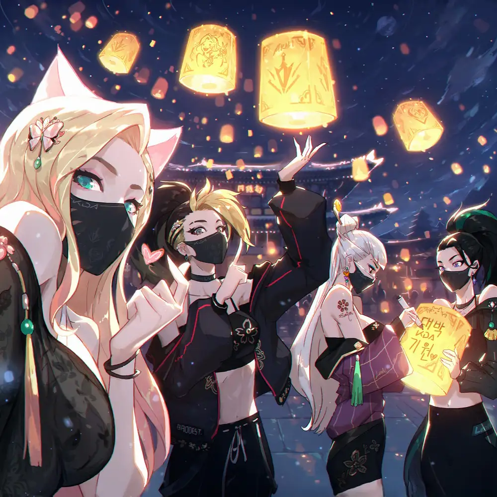 hình ảnh nữ che mặt anime cá tính 