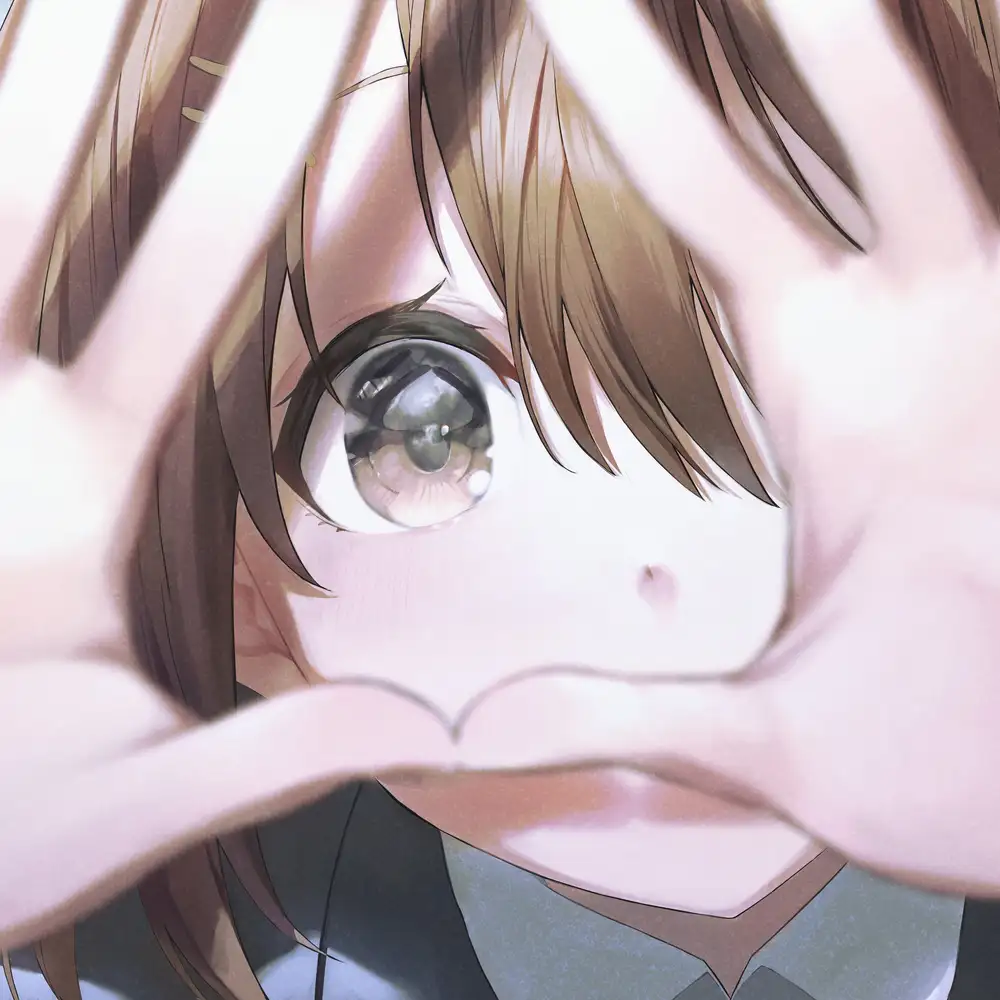 ảnh cô gái che mặt anime lộ mắt