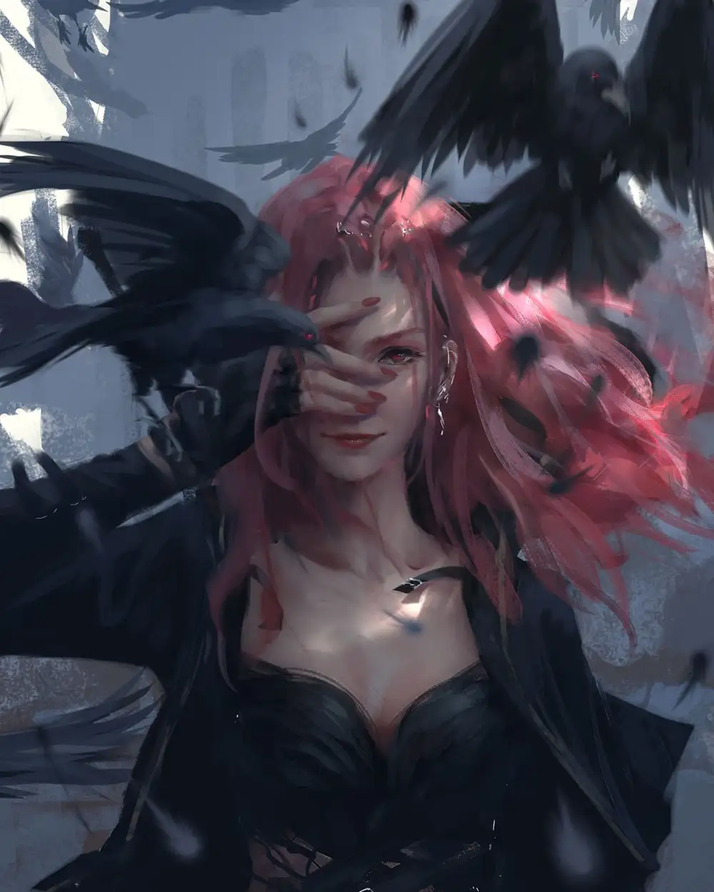 ảnh gái xinh che mặt anime