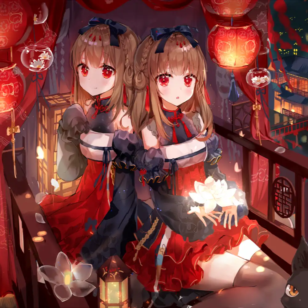 ảnh anime chị em