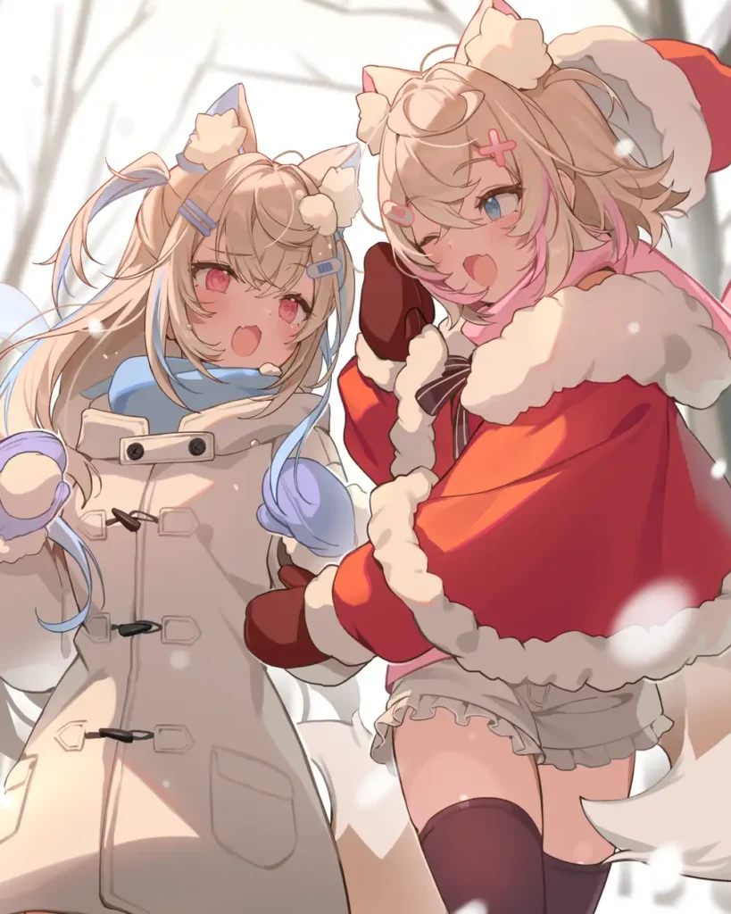 hình ảnh chị em anime ngầu chất