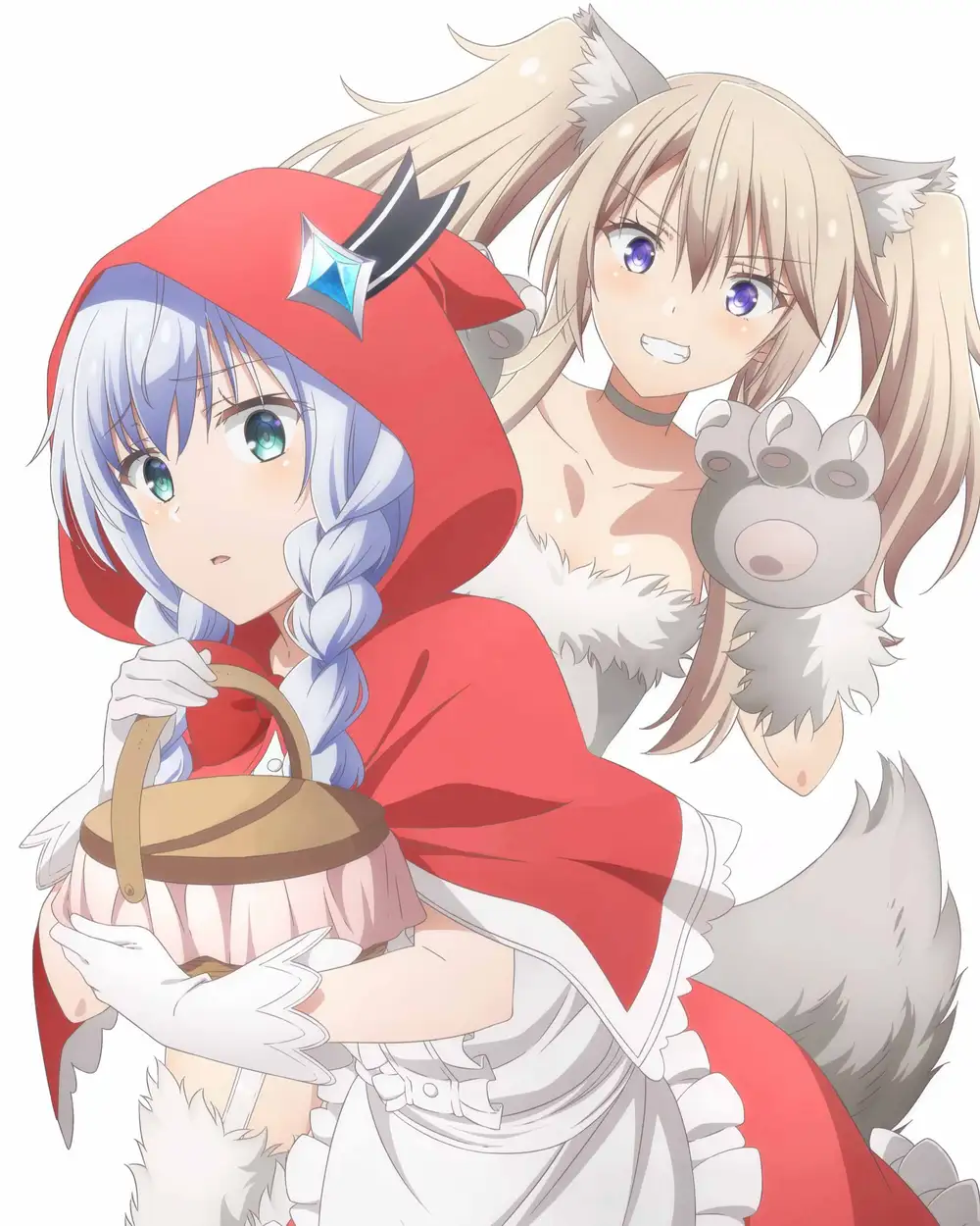 ảnh hai chị em anime cute tự nhiên 