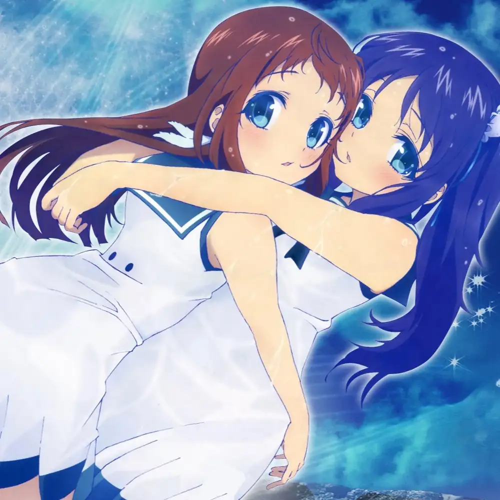 ảnh chị em hoạt hình nhiều màu sắc