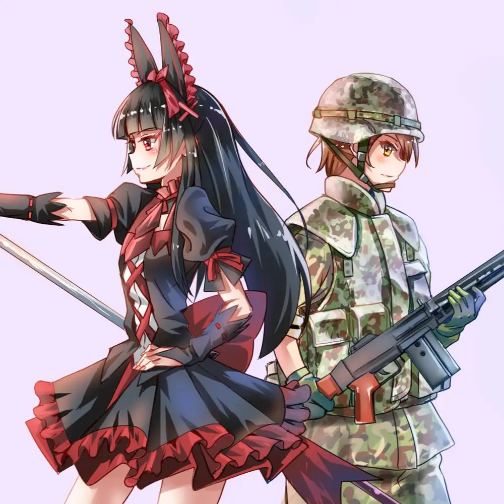 hình ảnh chị em anime ngầu