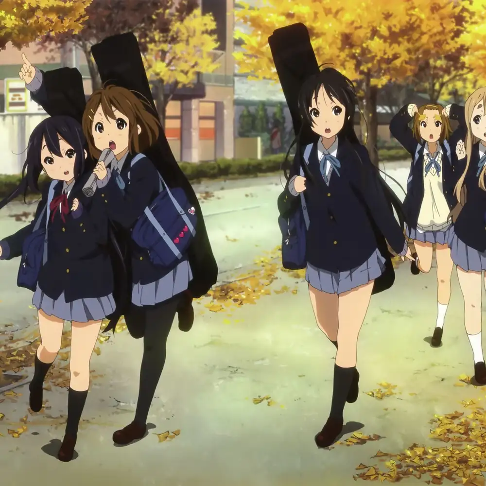 hình ảnh anime chị em vui vẻ