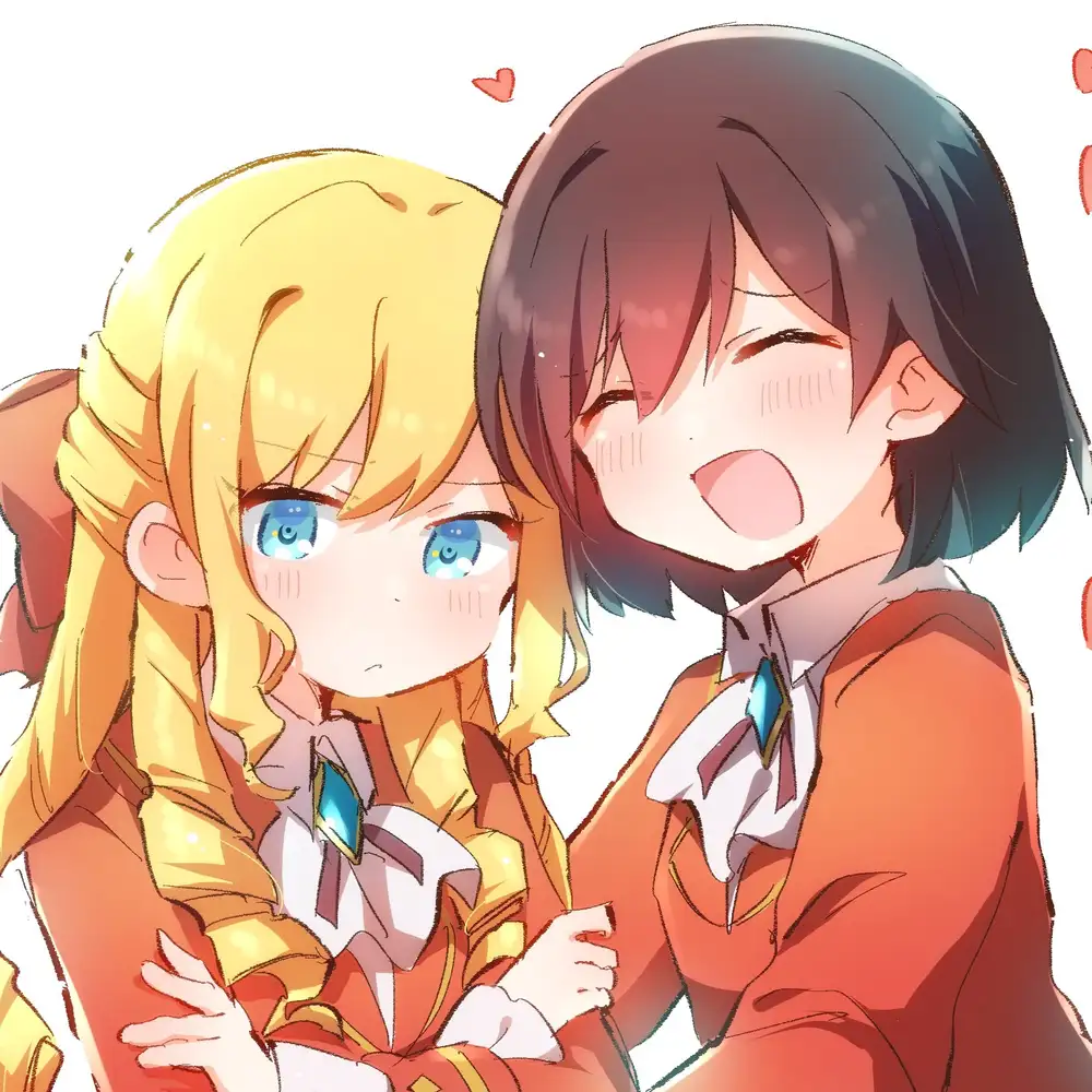 ảnh chị em hoạt hình phong cách nhật bản