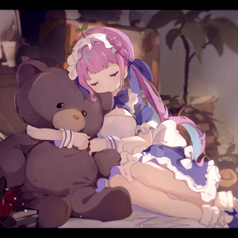 ảnh cute anime màu pastel 