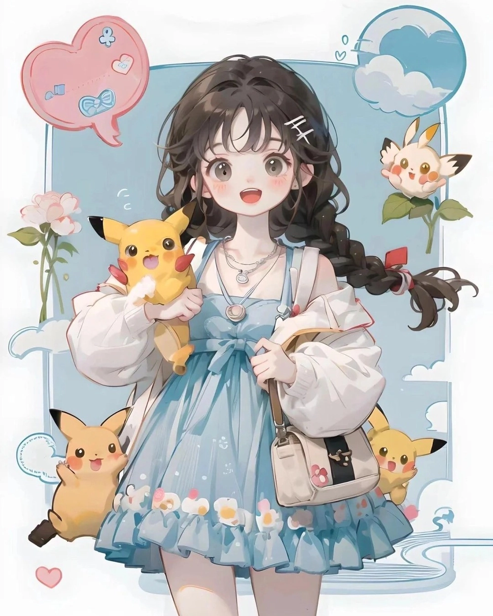 hình ảnh anime cute thu hút 