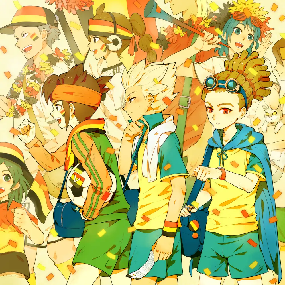 ảnh anime cầu thủ đá bóng nam 