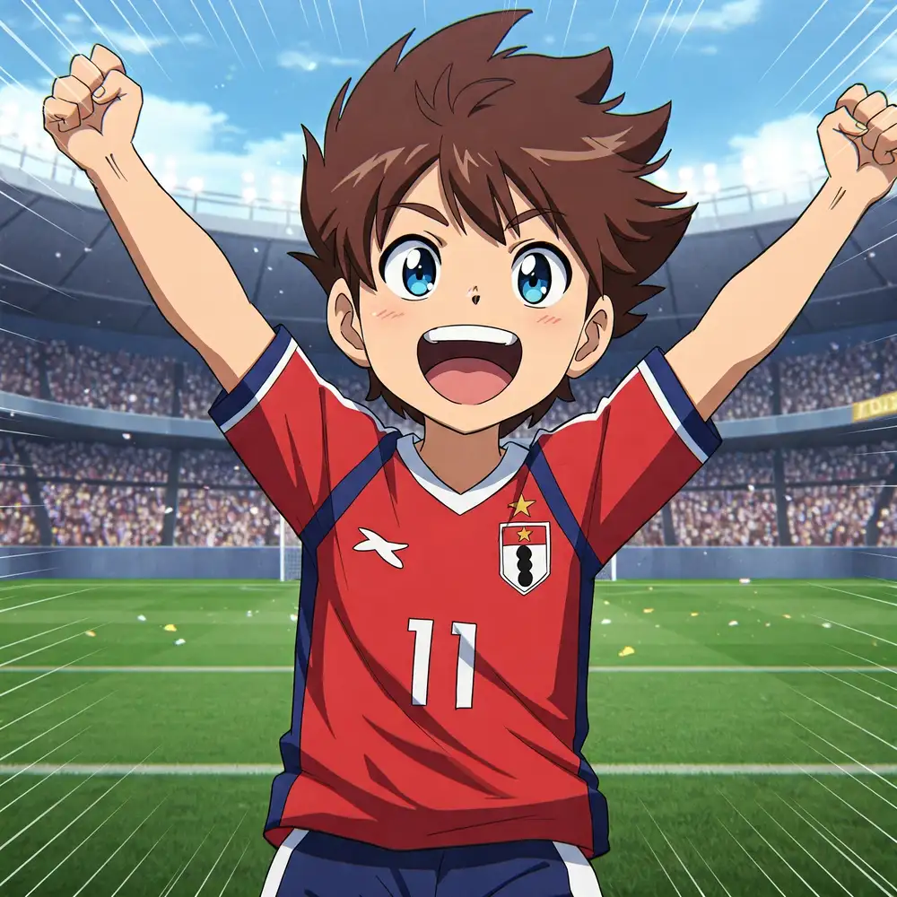 anime đá bóng nam ngầu 