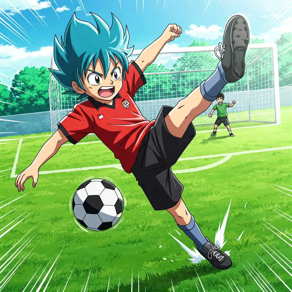 anime đá bóng kịch tính 