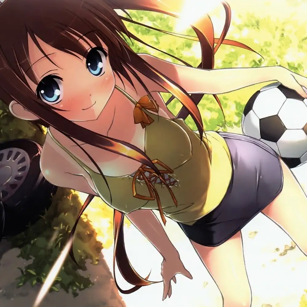 ảnh anime đá bóng nữ sexy