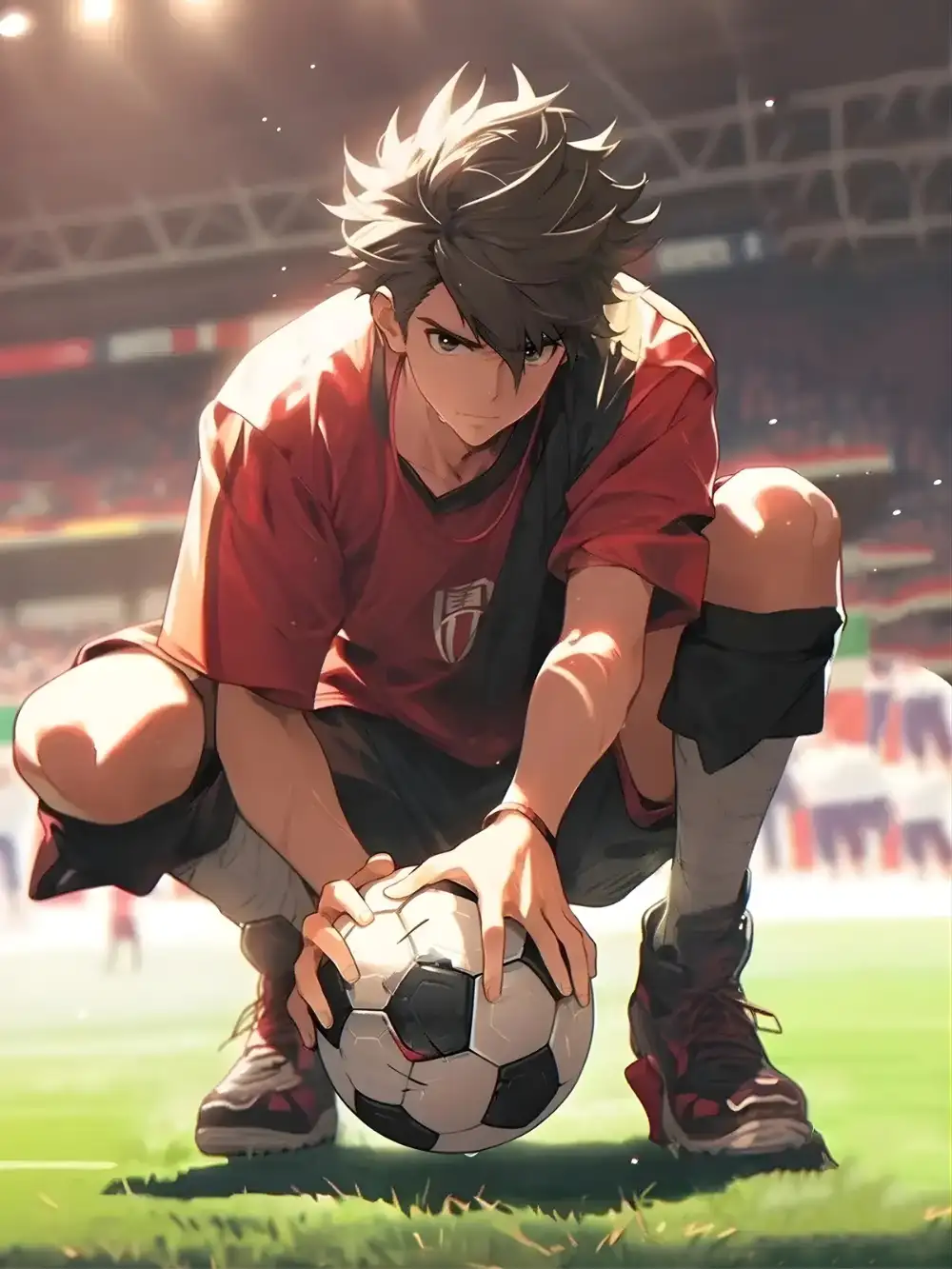 ảnh anime đá bóng ngầu