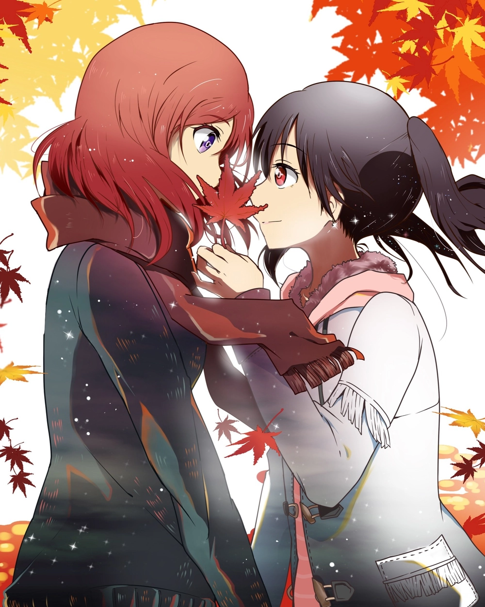 ảnh anime cute cặp đôi cực chill