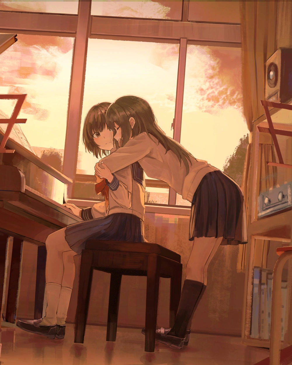 ảnh anime đôi hạnh phúc