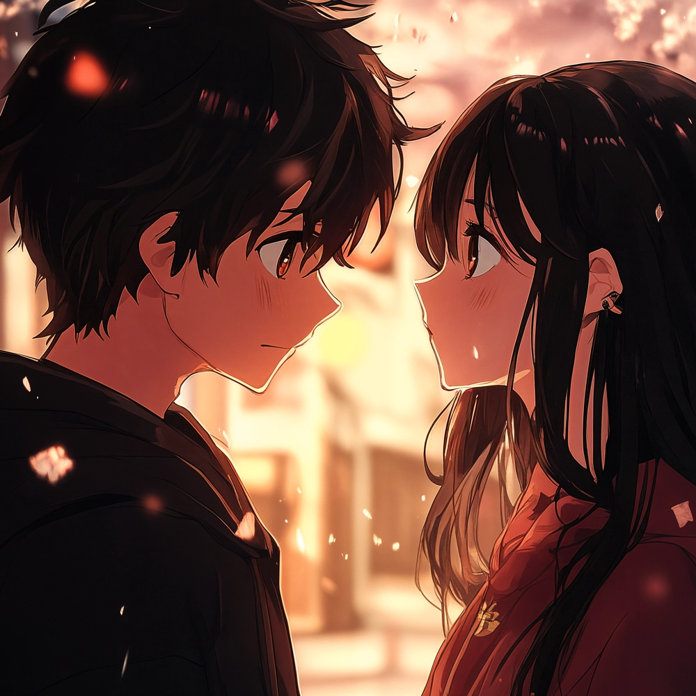 hình ảnh anime cặp đôi cute dành cho avatar