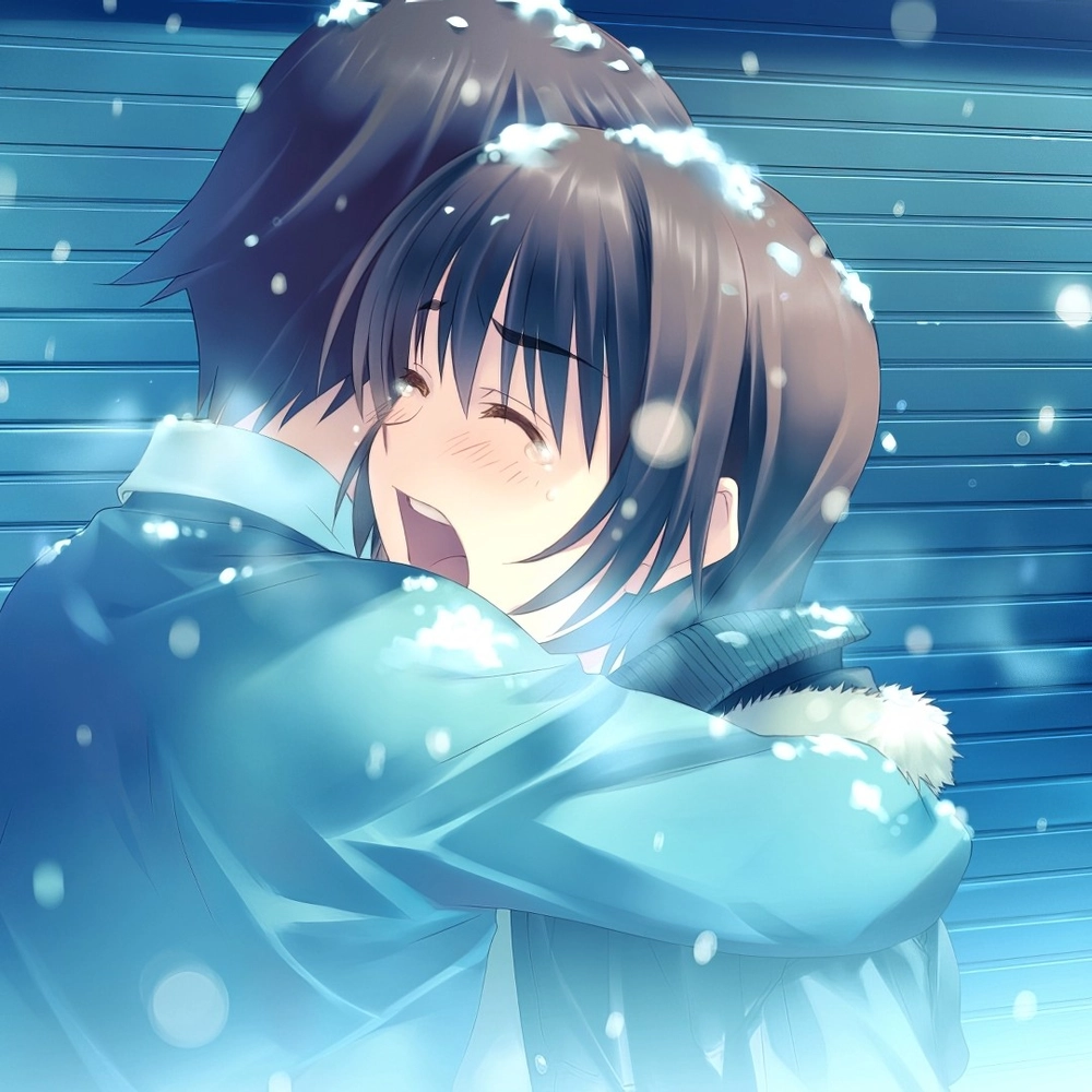 ảnh anime cute cặp đôi phong cách học sinh