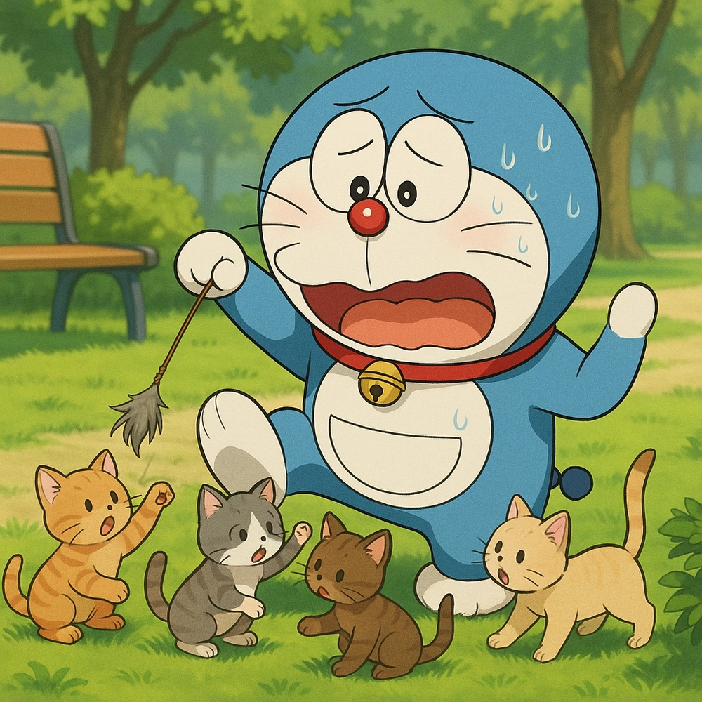 hình ảnh doraemon anime 3D 