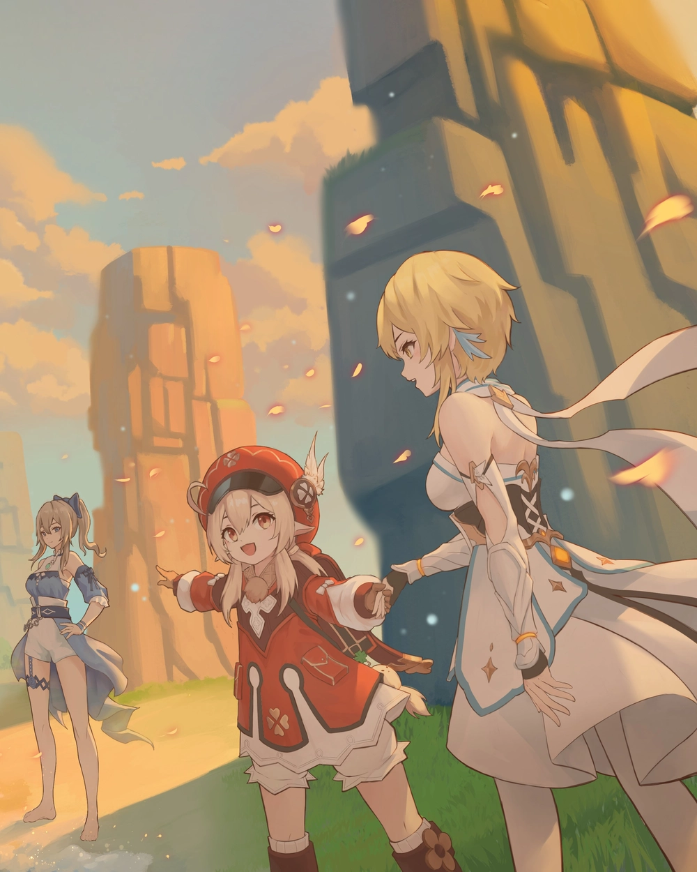 ảnh anime genshin impact chất lượng cao 