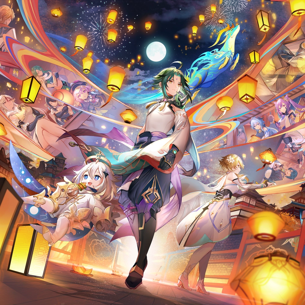 ảnh genshin impact cute phong cách anime 