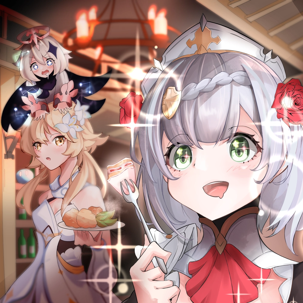 ảnh anime nữ genshin impact đẹp nhất 