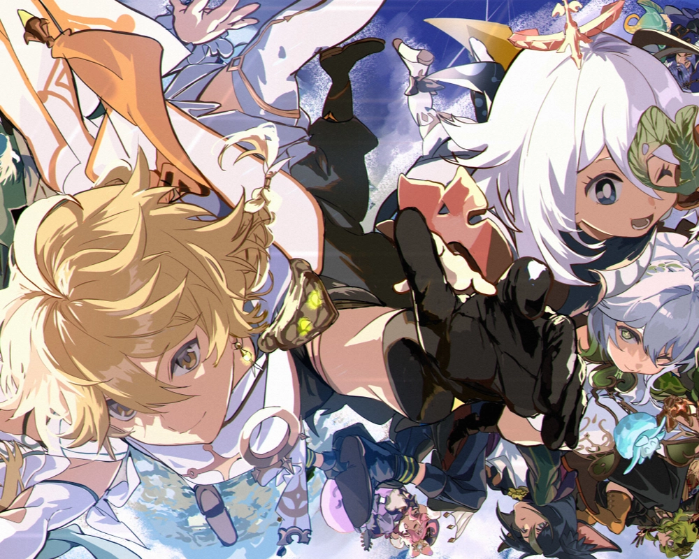 ảnh anime genshin impact full hd 