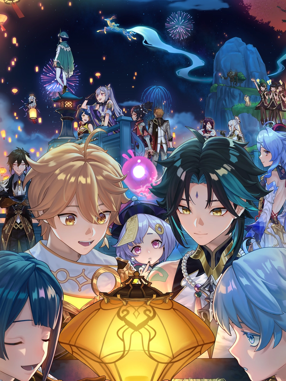 hình ảnh anime genshin impact chất lượng cao 