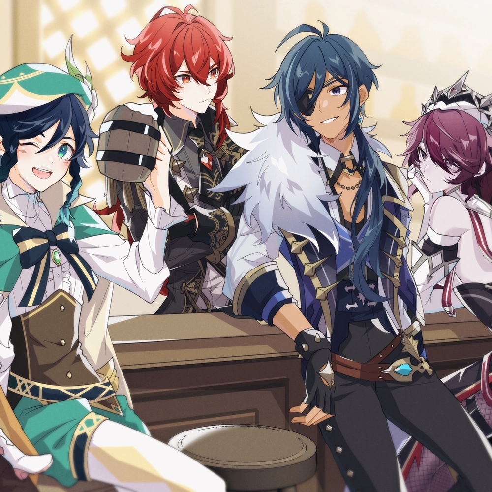 ảnh anime genshin impact 2025 