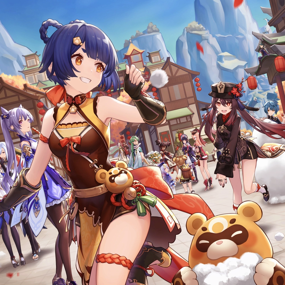 ảnh genshin impact đẹp rực rỡ và sống động 