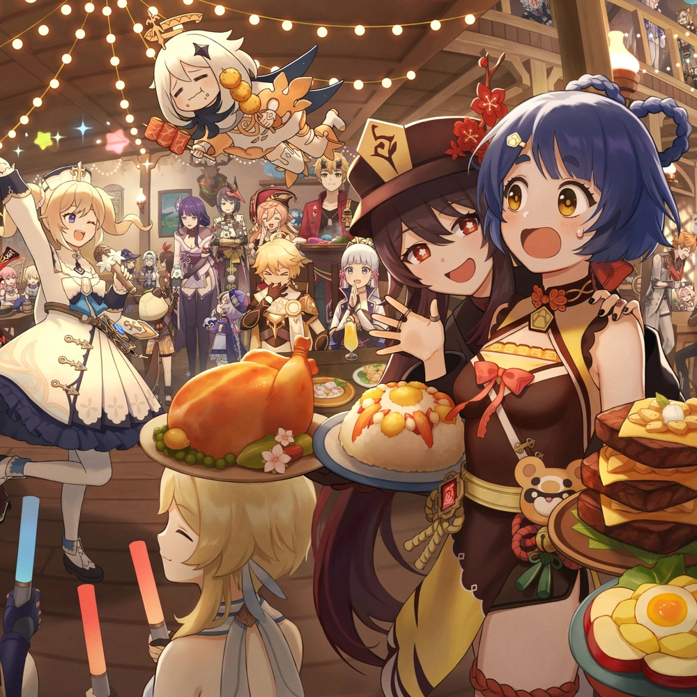 ảnh anime nữ genshin impact xinh xắn và duyên dáng 