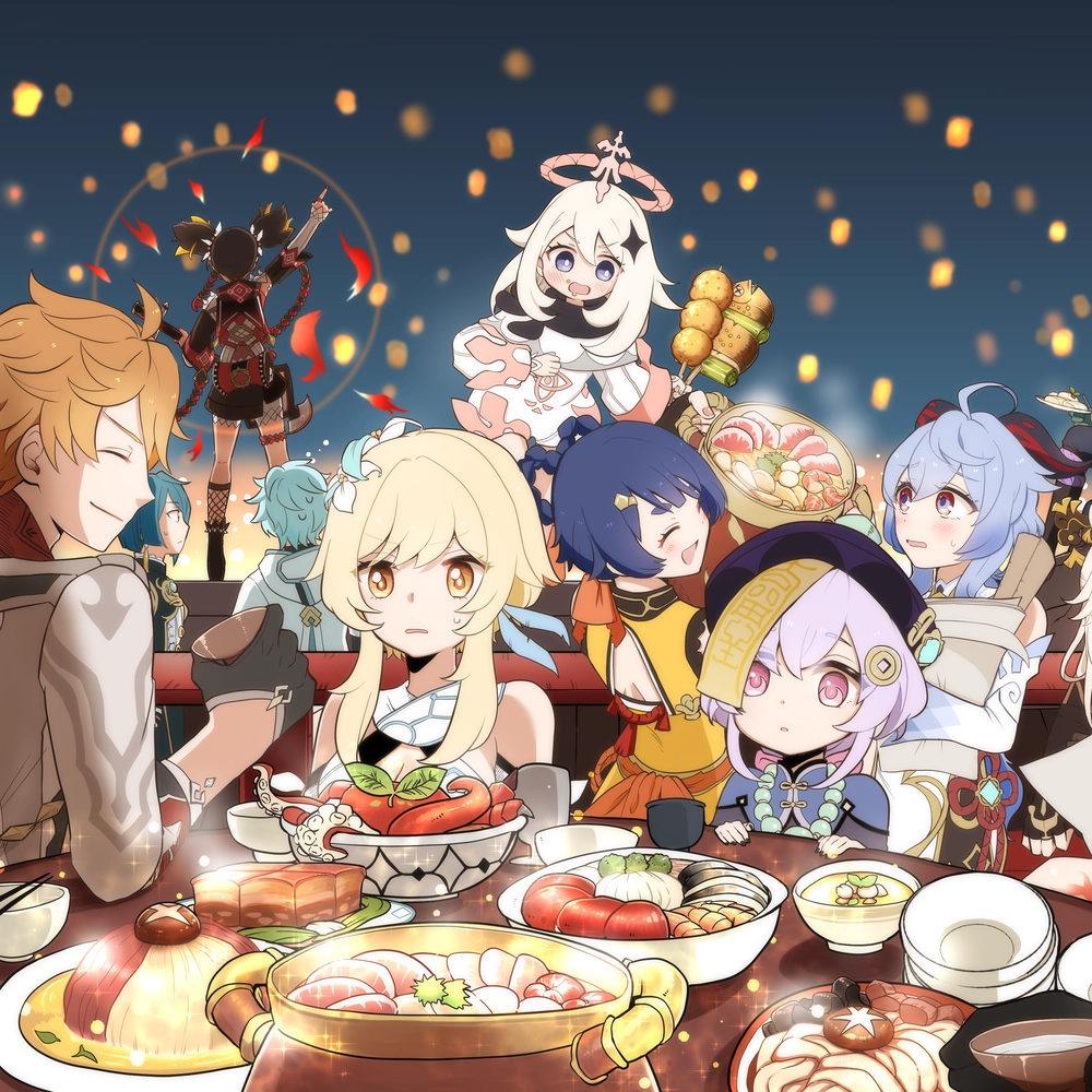 hình ảnh anime genshin impact tuyệt đẹp và bắt mắt 