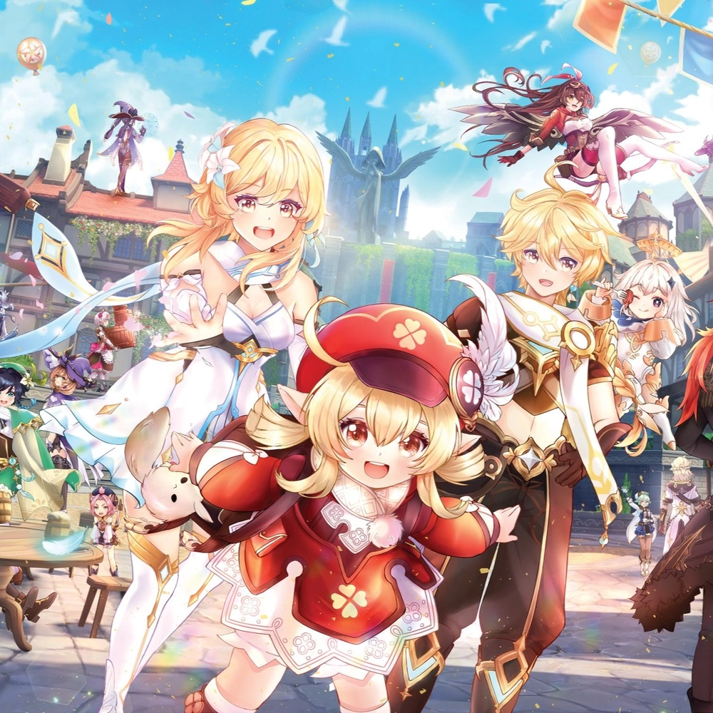 ảnh anime genshin đa dạng nhân vật nổi bật 